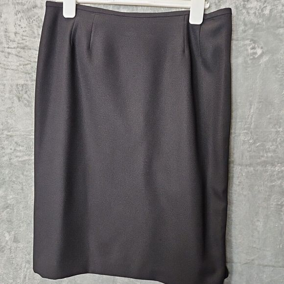 le suit 14 Skirt Suit Black Women's short sleeve jacket lined - Picture 7 of 16